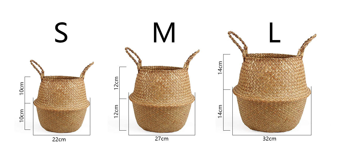 Cesta de Vime Artesanal Boho Elegance - Casa Ornato