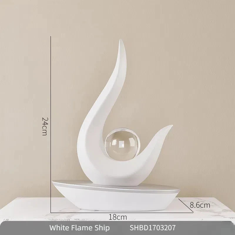 Ornamento Veleiro de Luxo para Decoração - Casa Ornato