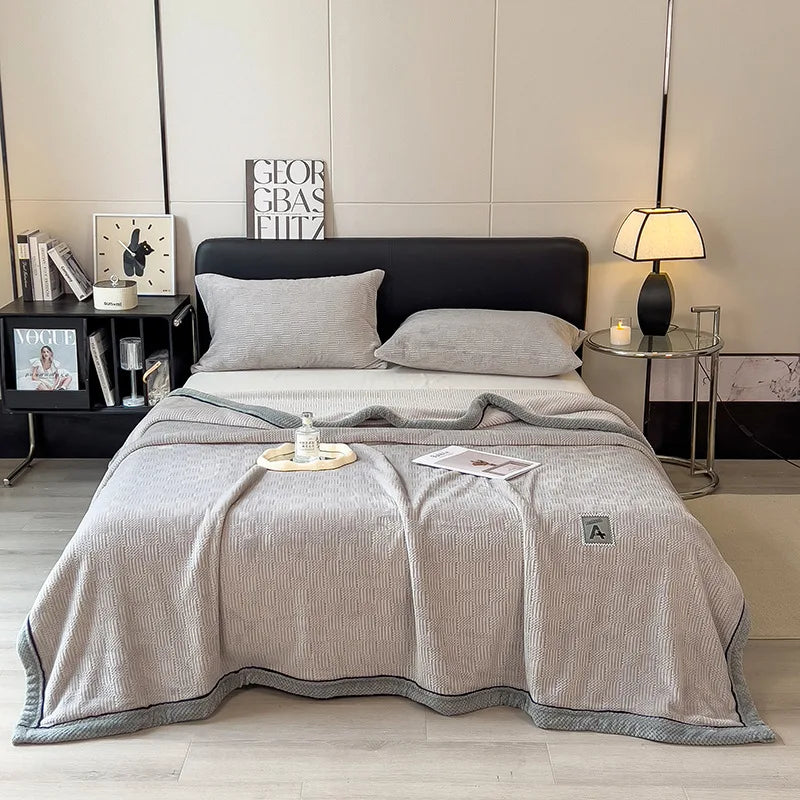 Cobertor de Veludo Coral Elegância - Casa Ornato