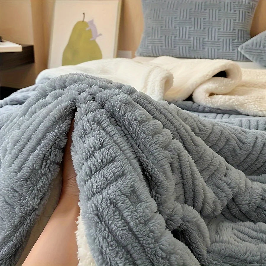 Cobertor Duplo de Luxo Vintage em Plush - Casa Ornato