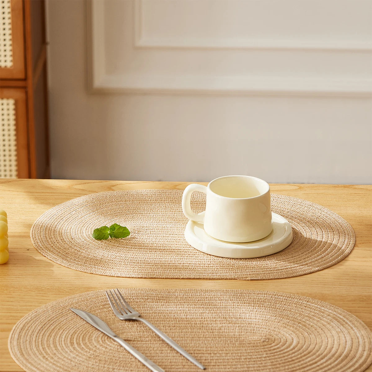 Jogo Americano Luxe Antiderrapante e Lavável - 4 Peças - Casa Ornato