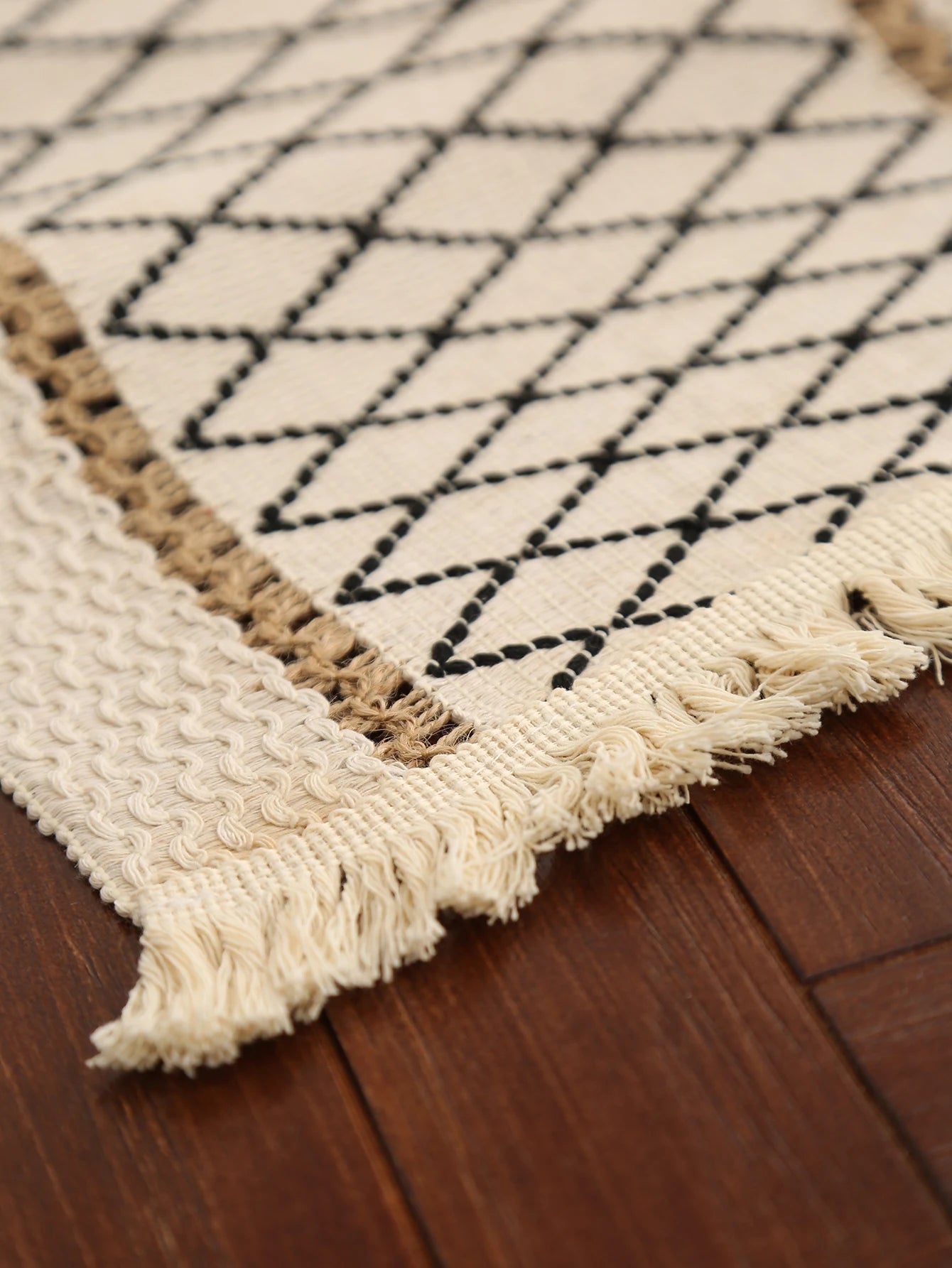 Corredor de Mesa Boho em Macramê - Elegância Rústica - Casa Ornato