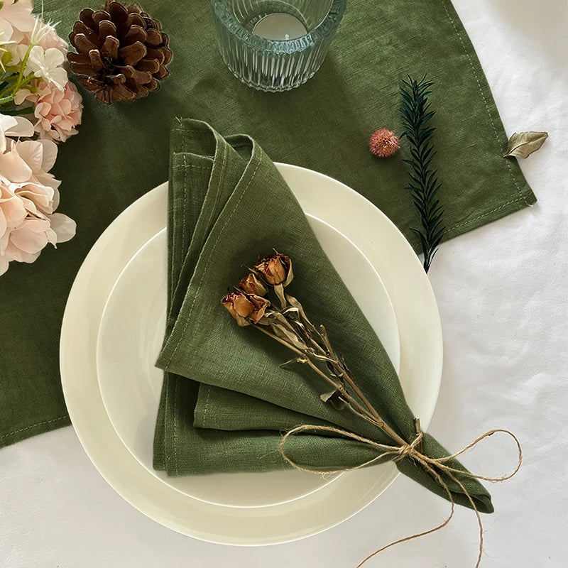 Conjunto Sofisticado de Guardanapos de Poliéster - Casa Ornato