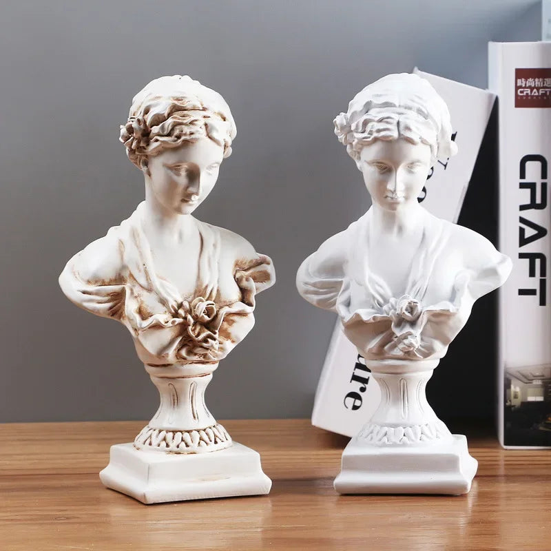 Estatueta de vênus de resina, deusa romana de vênus de milo, afrodite de milos, estátua grega antiga, decoração de escritório doméstico