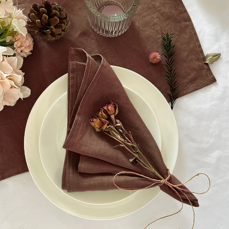 Conjunto Sofisticado de Guardanapos de Poliéster - Casa Ornato