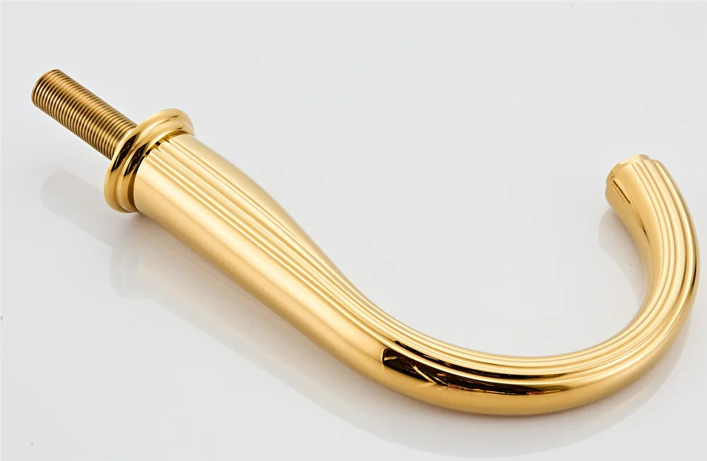 Ouro torneira do banheiro generalizada alça de cristal torneira da bacia lavabo luxo misturador da bacia quente e fria torneira da pia do chuveiro