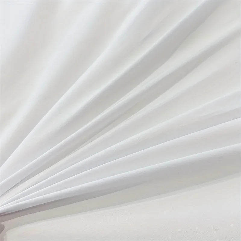 Capa de Edredom WOSTAR Luxo Preto e Branco King Size - Casa Ornato