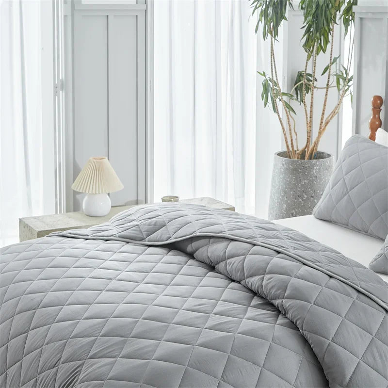 Colcha Acolchoada Luxuosa de Dupla Face - Casa Ornato