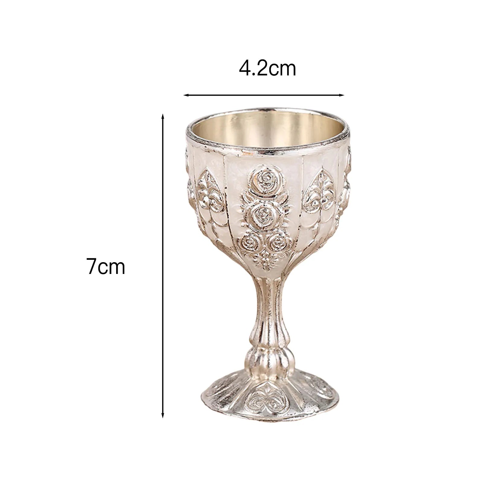 Copo de vinho estilo retro Cálice, Europeus, Medieval Clássicos, Metal, Família, Amigo, Presente vizinho