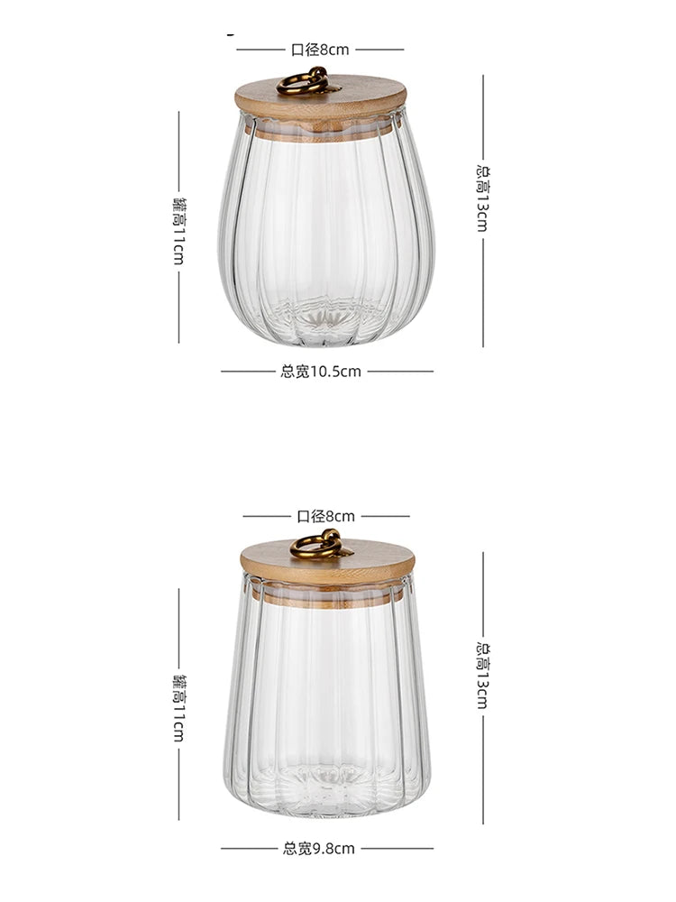 Frasco de Vidro Elegante 750ml para Armazenamento - Casa Ornato