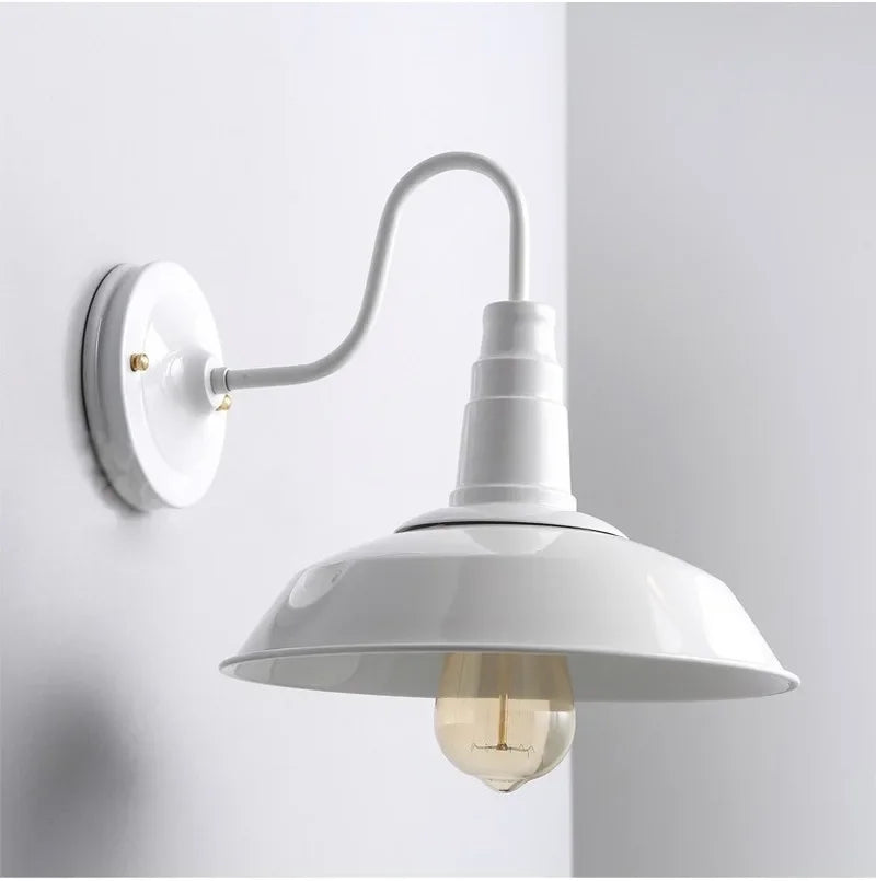 Luminária de parede industrial de loft, luminária led retrô vintage para decoração, estilo americano, para restaurante e sala de estar