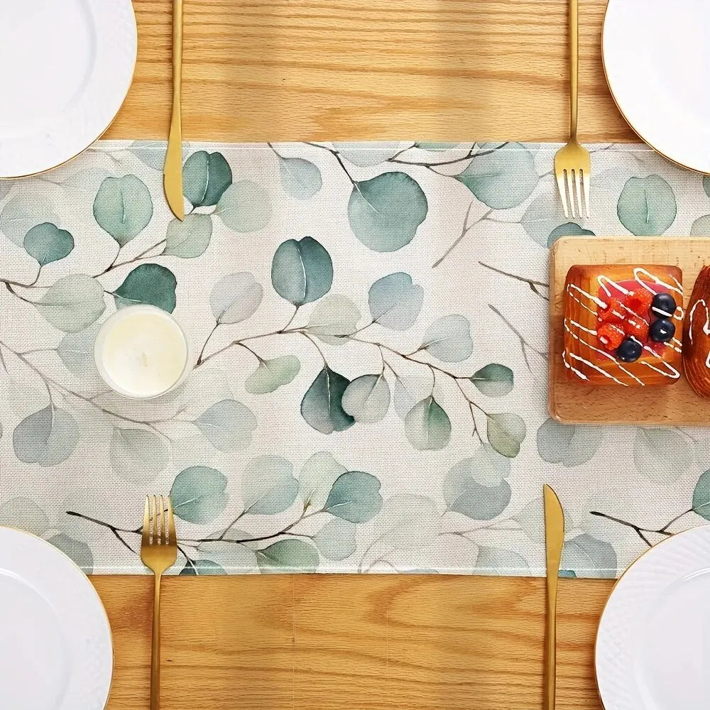 1pc flor flores tulipa verão mesa runner13 "x 72" seasonawedding férias cozinha mesa de jantar decoração, festa em casa indoordecor