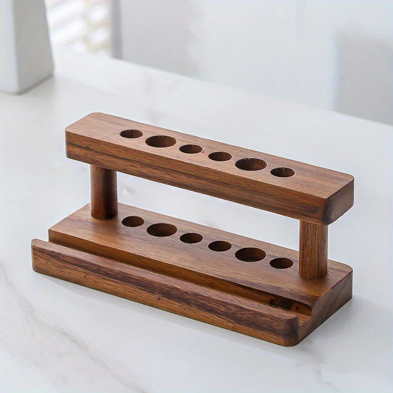 Suporte de Madeira para Escritório  - Casa Ornato