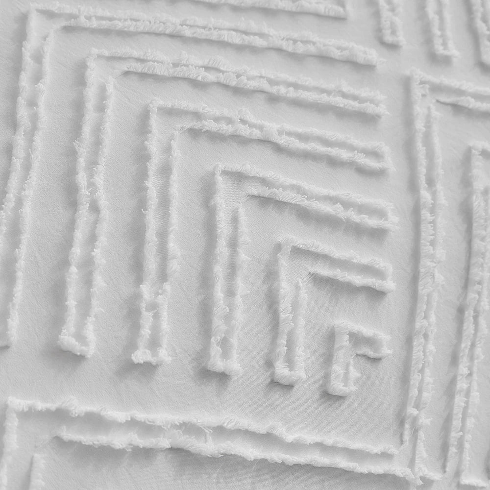 Elegância Textural: Conjunto de Edredom e Fronhas - Casa Ornato