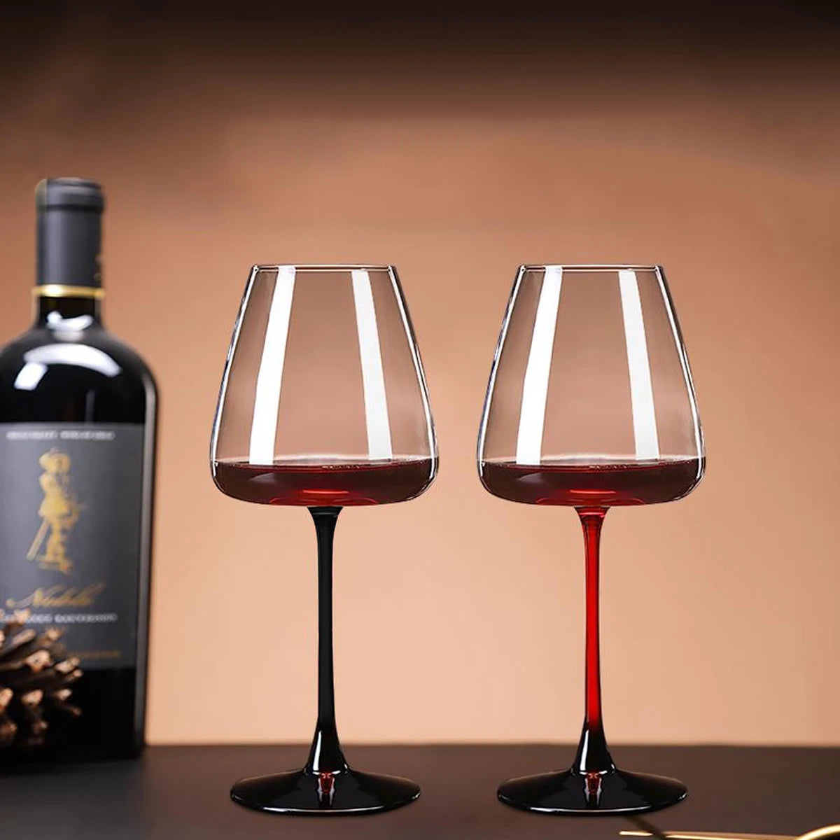 2 peças 600ml borgonha copo de vinho tinto copo de vinho copo de vinho de barriga grande