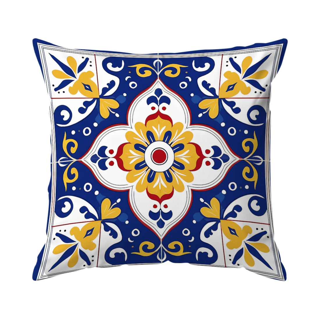 Capas de Almofada Mandala Boêmia em Tons Vibrantes - Casa Ornato