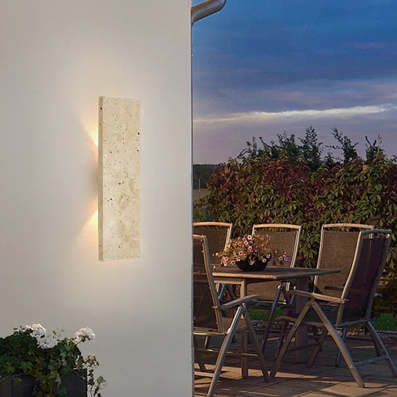 Luminária de Parede em Pedra Natural LED 18W - Casa Ornato