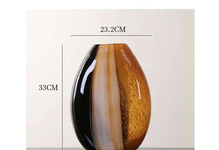 Simples vidro moderno cor combinando vaso arte luz luxo decoração sala de estar decoração pode ser decorado com dispositivo de flor hidropônica