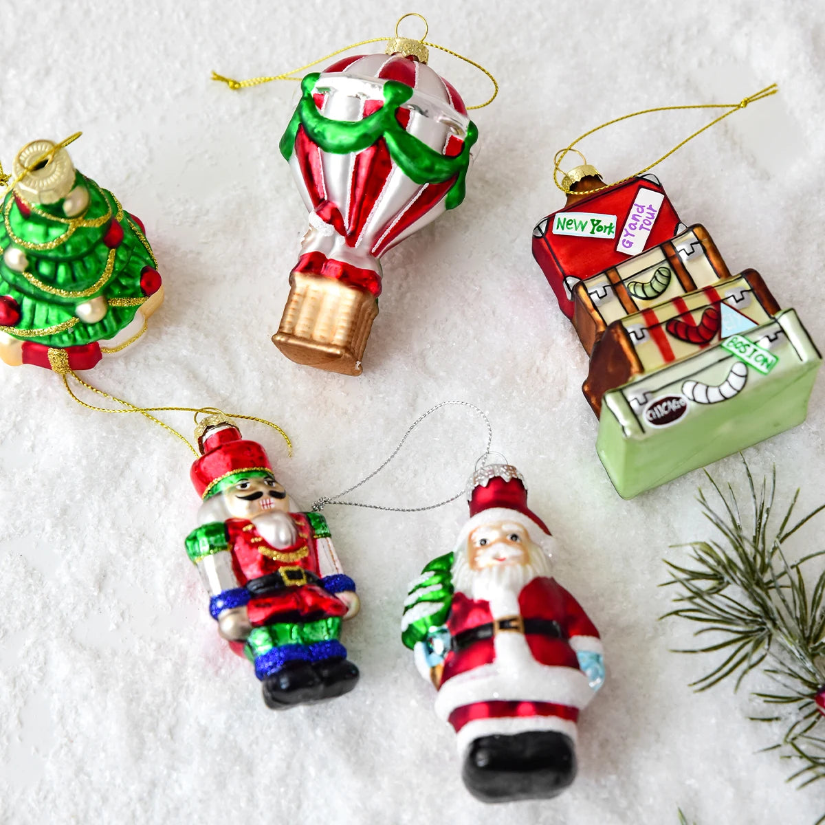 Natal de vidro boneco de neve caixa de correio decoração da árvore de natal pendurado para janela festiva pendurado decoração de natal presente de natal