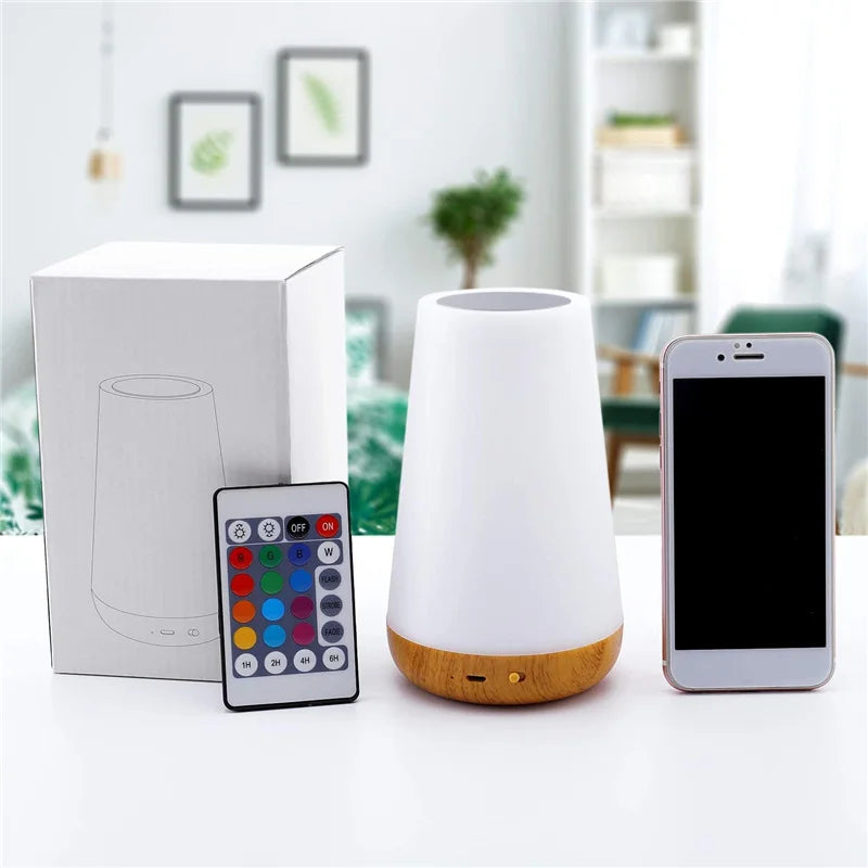 LumiSphere - Luminária de Mesa Touch com Controle Remoto - Casa Ornato