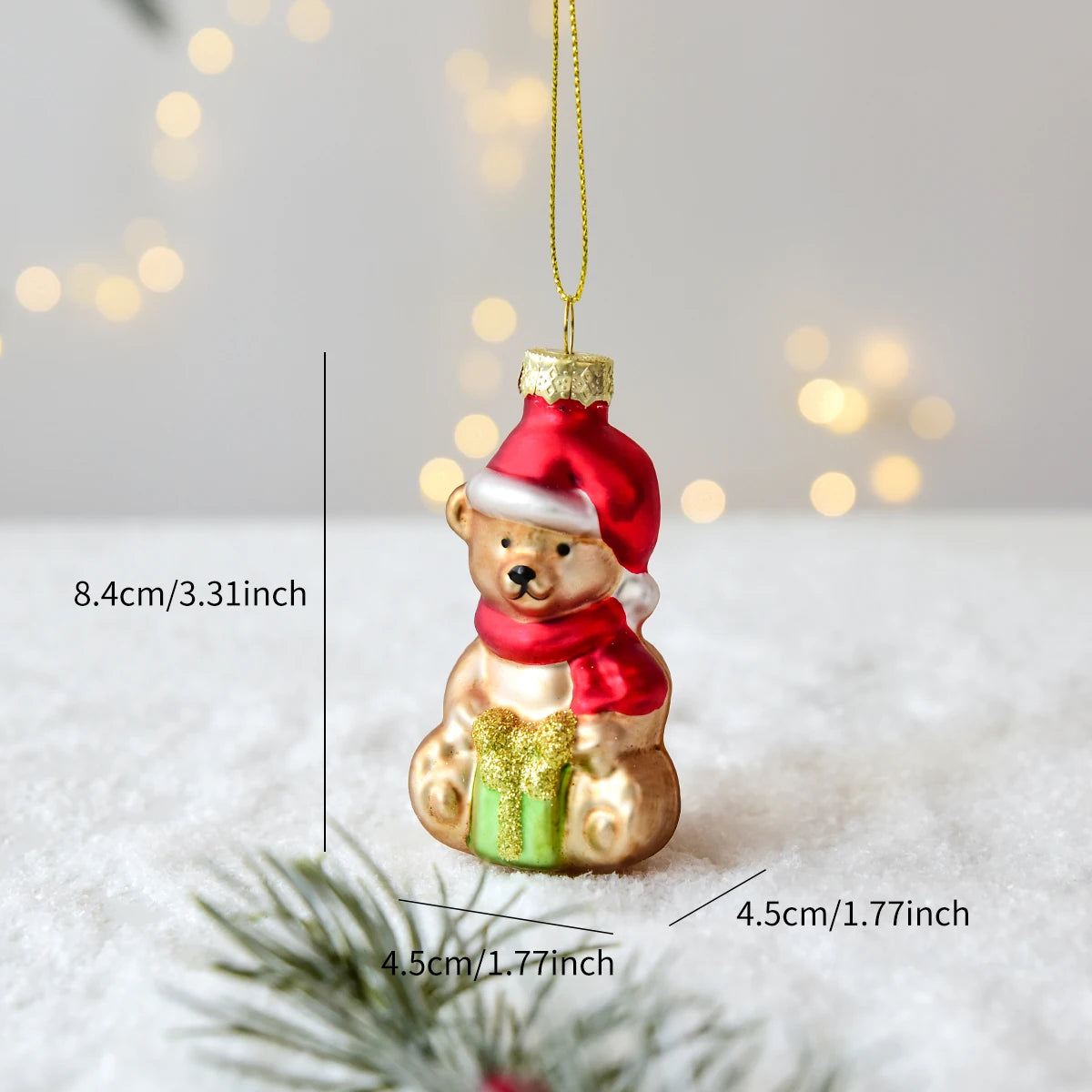 Natal de vidro boneco de neve caixa de correio decoração da árvore de natal pendurado para janela festiva pendurado decoração de natal presente de natal