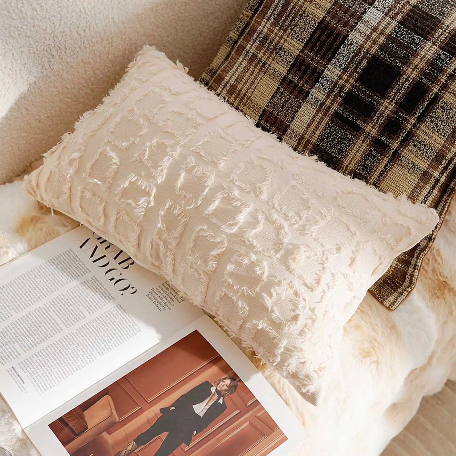 Capa de Almofada em Jacquard - Casa Ornato