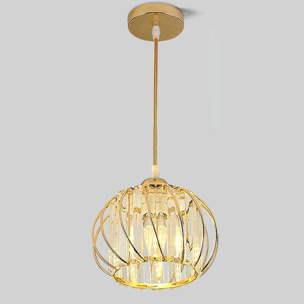 Lustre Nórdico de Vidro com Design Moderno