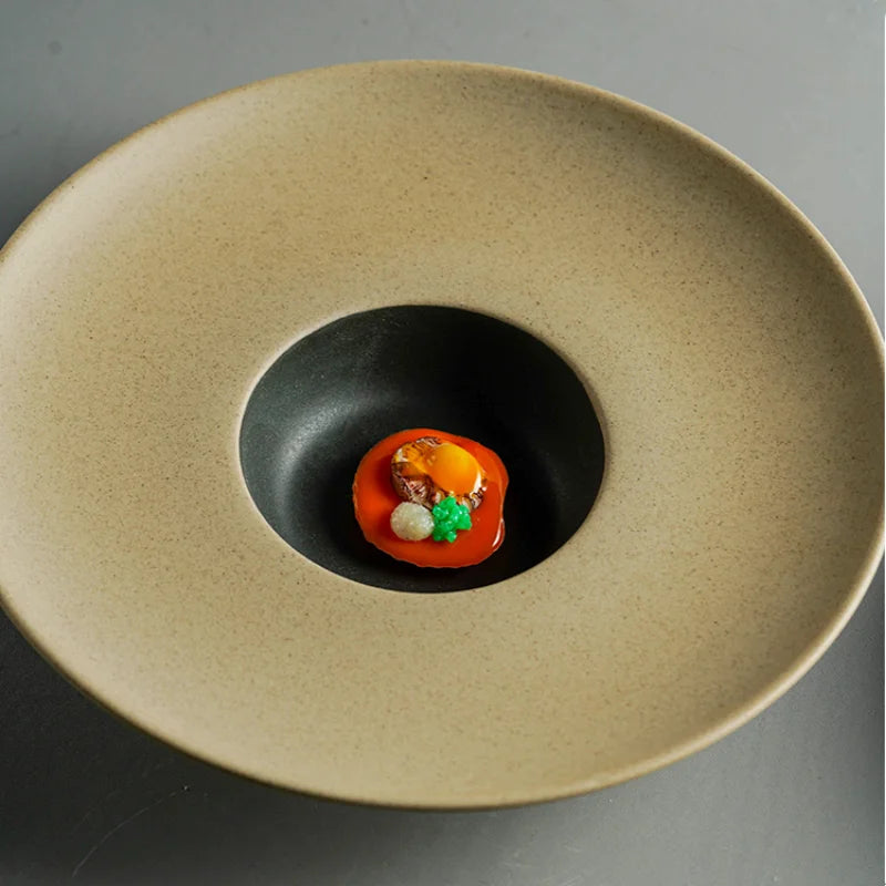 Chapéu de palha cerâmica placa de jantar prato de sopa prato de macarrão pratos ocidentais servindo pratos sobremesa tigela prato de frutas salada bandeja lanche
