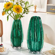 Imite carambola vaso de vidro hidroponia vasos de flores forma carambola vasos flores artificiais decorativo arranjo floral