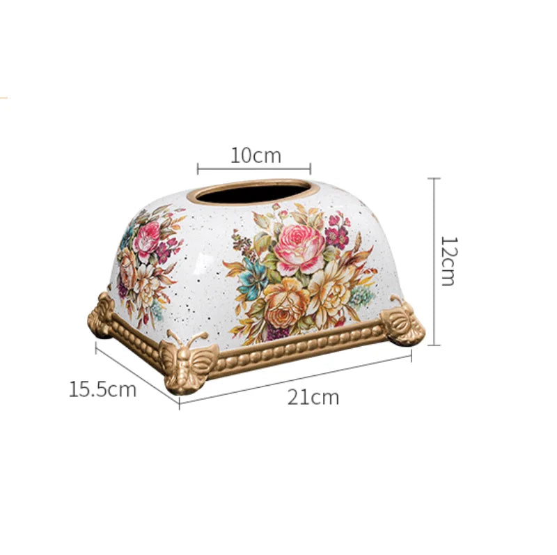 Caixa De Papel De Desenho Simples Para Decoração De Casa, Luxo Acessível, Pão De Cerâmica, Caixa De Tecido, Sala De Estar, Mesa De Café, Americano