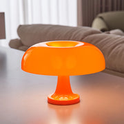 Abajur Cogumelo Moderno - Design Bauhaus Laranja - Casa Ornato