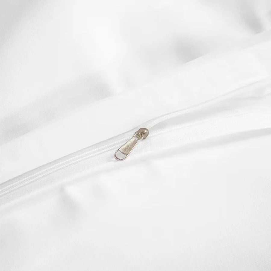 Capa de Edredom WOSTAR Luxo Preto e Branco King Size - Casa Ornato