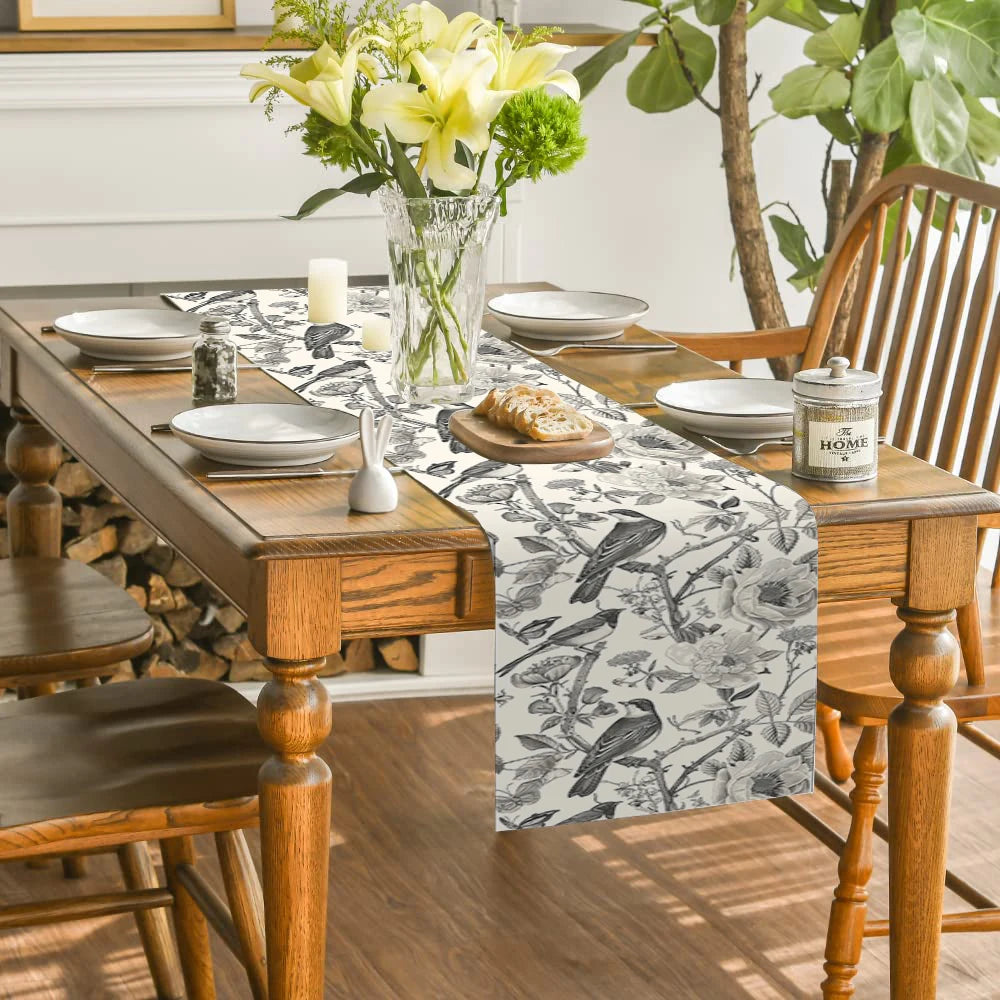 Corredor de Mesa Elegância Botânica - Casa Ornato