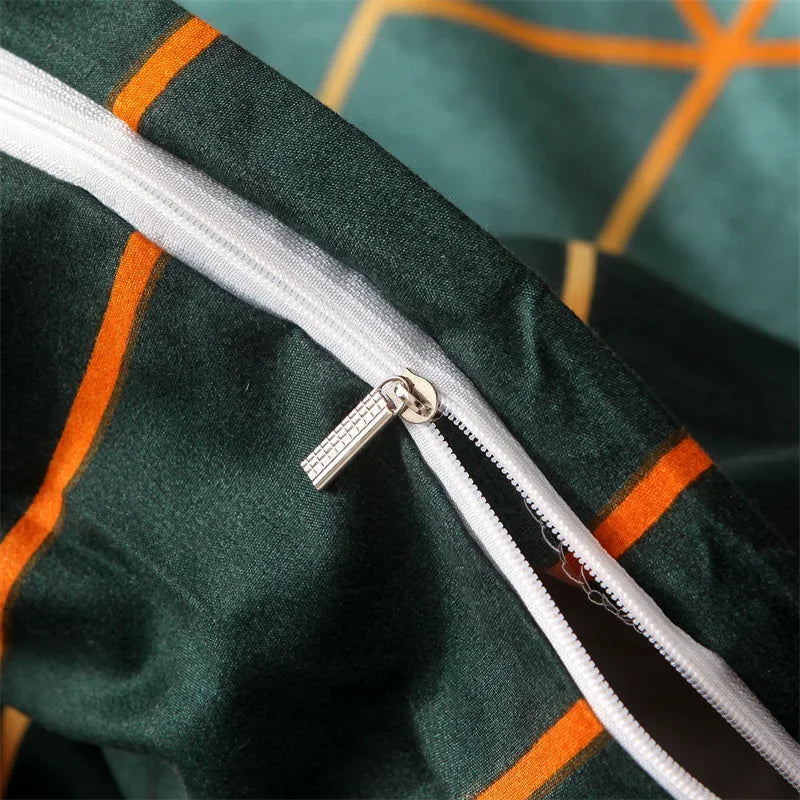 Conjunto de Cama Geométrico Mármore - Elegância - Casa Ornato