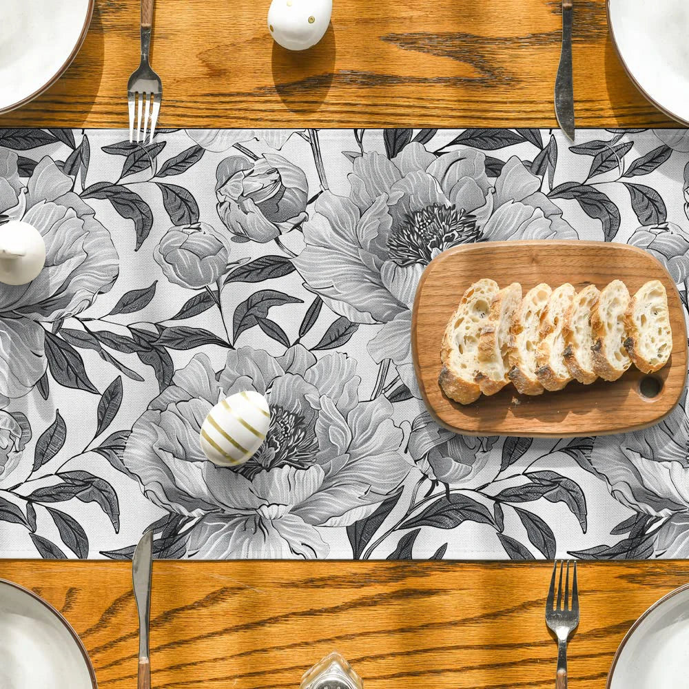 Corredor de Mesa Elegância Botânica - Casa Ornato