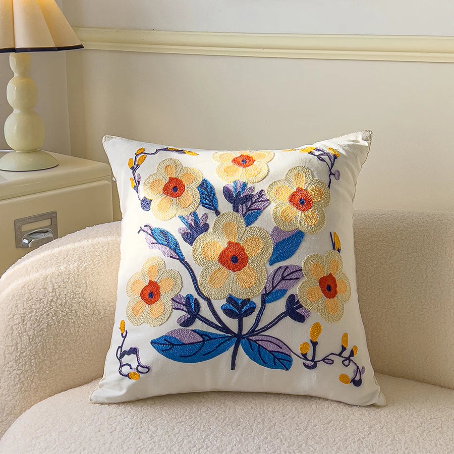 Novo estilo de almofada de sofá cor almofada sala de estar moderna capa de almofada simples (não inclui núcleo de travesseiro) 45x45cm