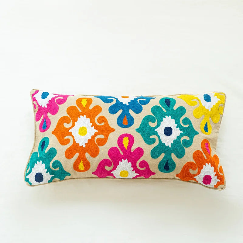 Almofada de alpaca indiana para cadeira de escritório, fronhas coloridas, decoração criativa, sofá, decoração do quarto