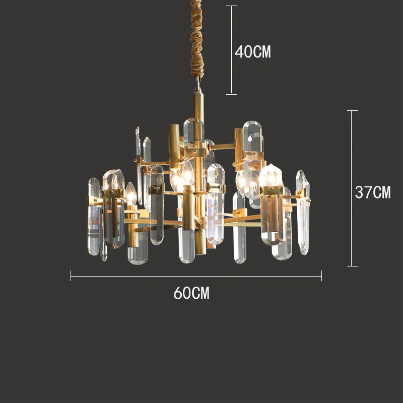 Decoração Home Luzes Pingente, Luxo Cristal, Sala Lustre, Sala de jantar Lâmpada, Luz de teto, Iluminação Interior