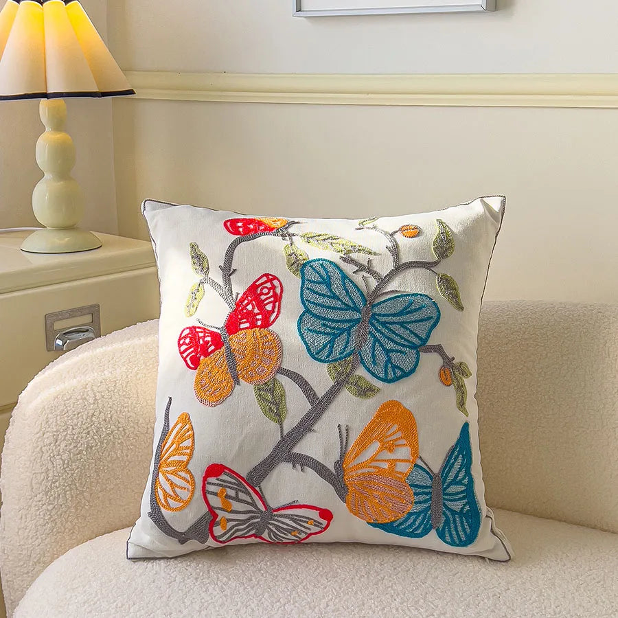 Novo estilo de almofada de sofá cor almofada sala de estar moderna capa de almofada simples (não inclui núcleo de travesseiro) 45x45cm