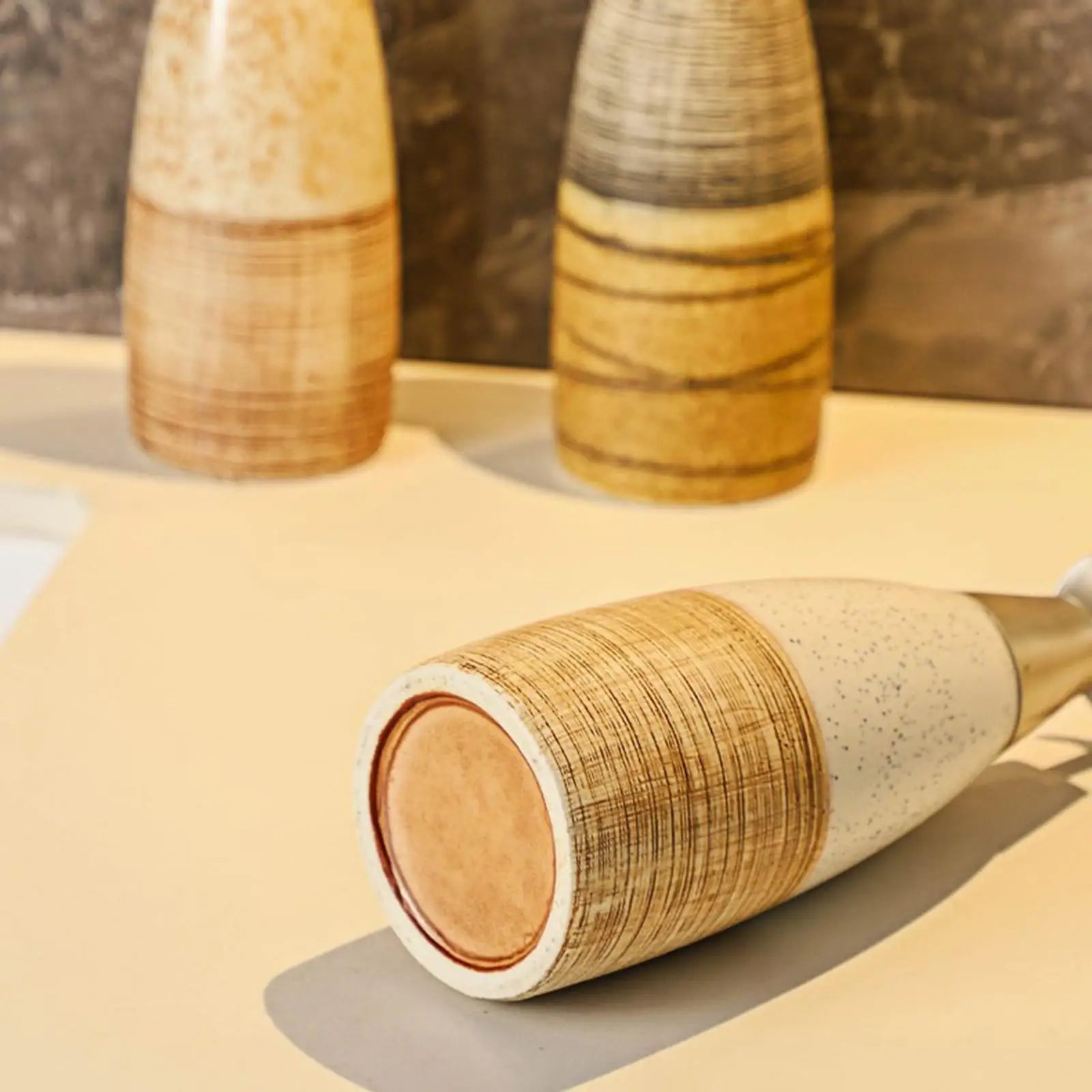 Garrafa cerâmica do distribuidor do sabão do banheiro do vintage, tipo da imprensa, recarregável, vazio, loção, champô, gel do chuveiro, 400ml