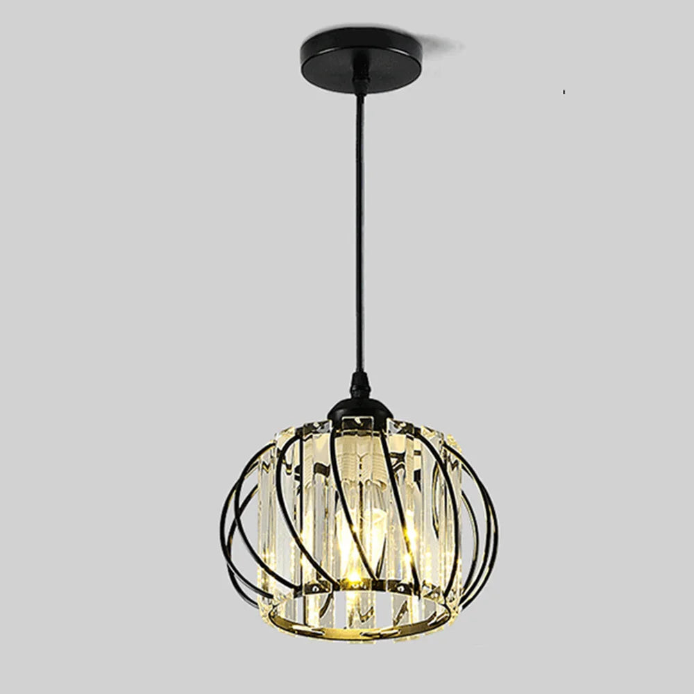 Lustre Nórdico de Vidro com Design Moderno