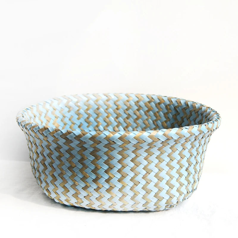 Cesta de Vime Artesanal Boho Elegance - Casa Ornato