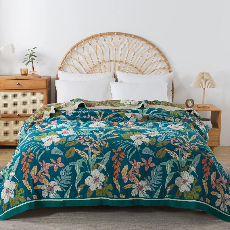 Europeu macio sofá cobertor colcha boho sofá toalha verão cobertor lance 100% algodão folha de cama dupla capa legal colcha