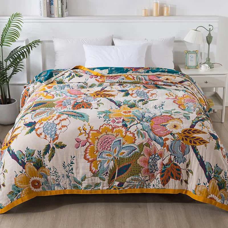Europeu macio sofá cobertor colcha boho sofá toalha verão cobertor lance 100% algodão folha de cama dupla capa legal colcha