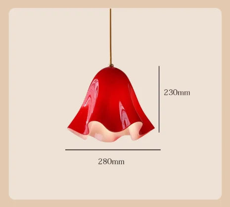Lustre de vidro vintage francês-lâmpada de cabeceira criativa colorida para quarto-luz retrô de passagem para corredor e entrada