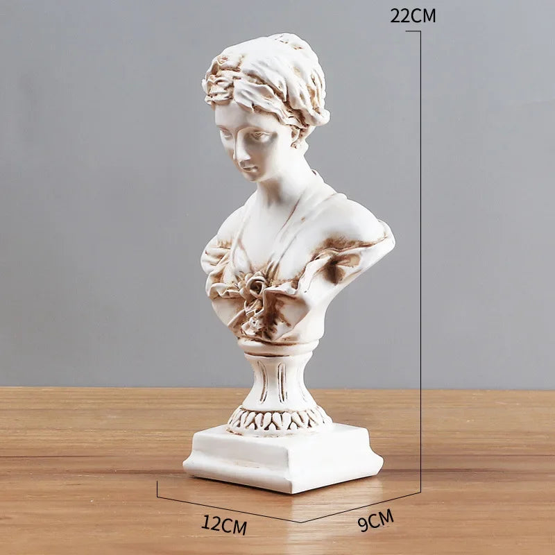 Estatueta de vênus de resina, deusa romana de vênus de milo, afrodite de milos, estátua grega antiga, decoração de escritório doméstico