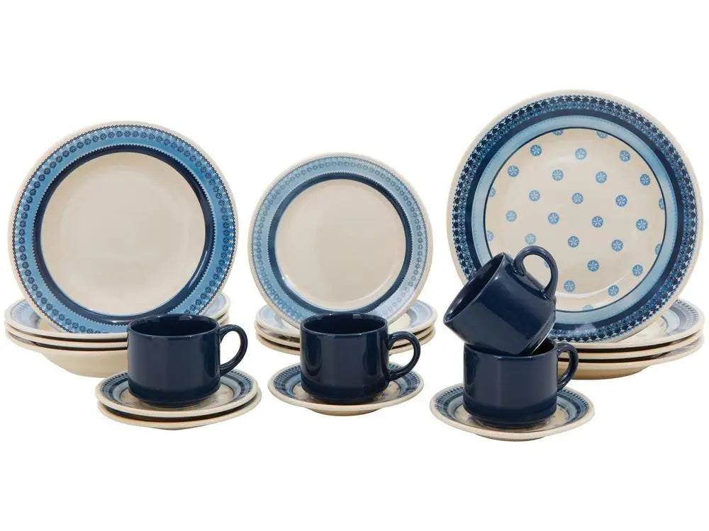 Conjunto de Jantar Donna – 20 Peças | Biona Cerâmica - Casa Ornato