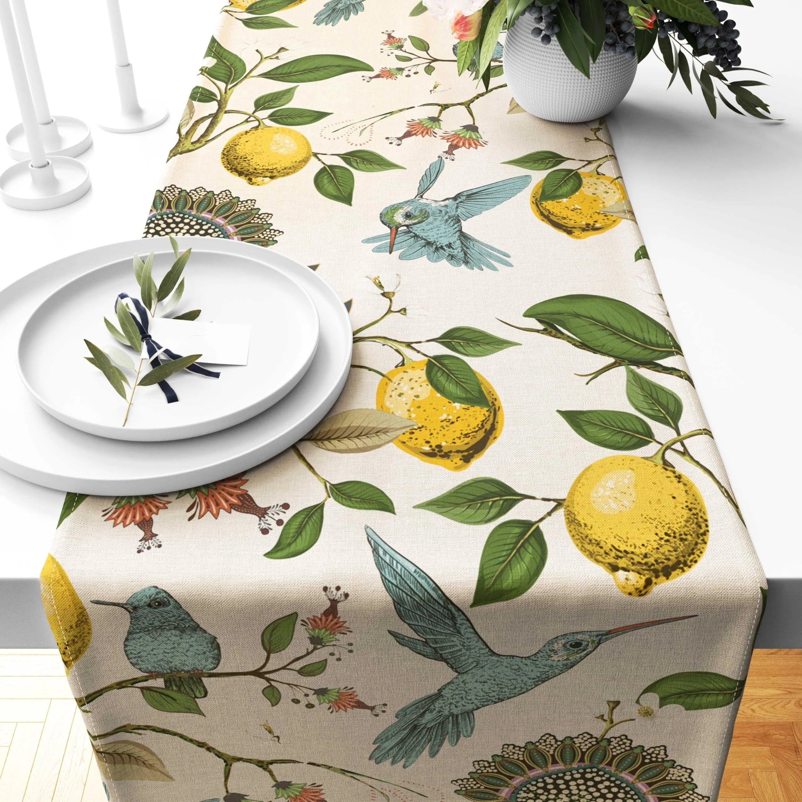 Caminho de Mesa Serenidade Natural - Casa Ornato