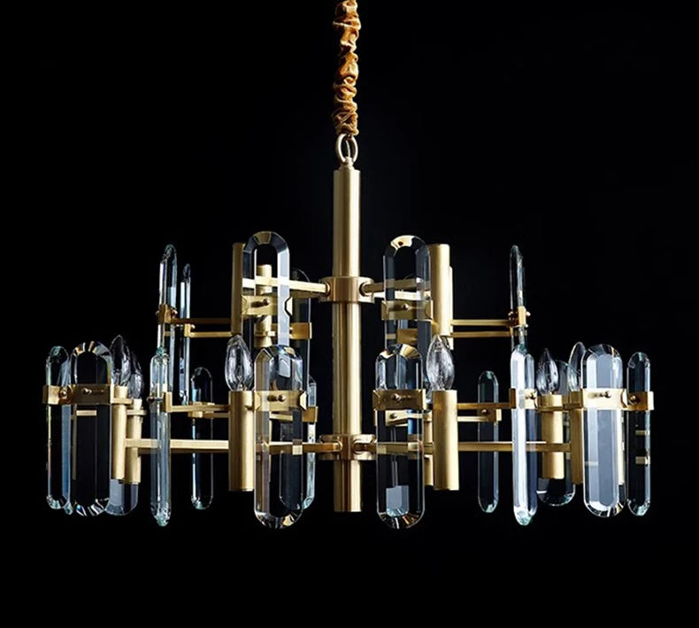 Decoração Home Luzes Pingente, Luxo Cristal, Sala Lustre, Sala de jantar Lâmpada, Luz de teto, Iluminação Interior