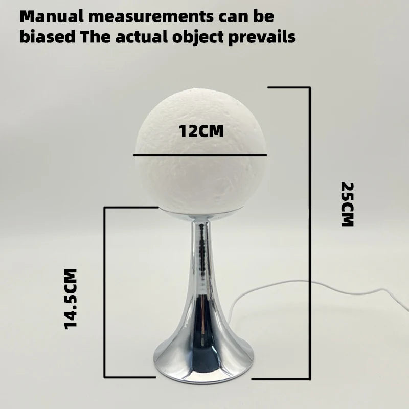 Luminária de Mesa Esfera de Vidro Elegante - Casa Ornato